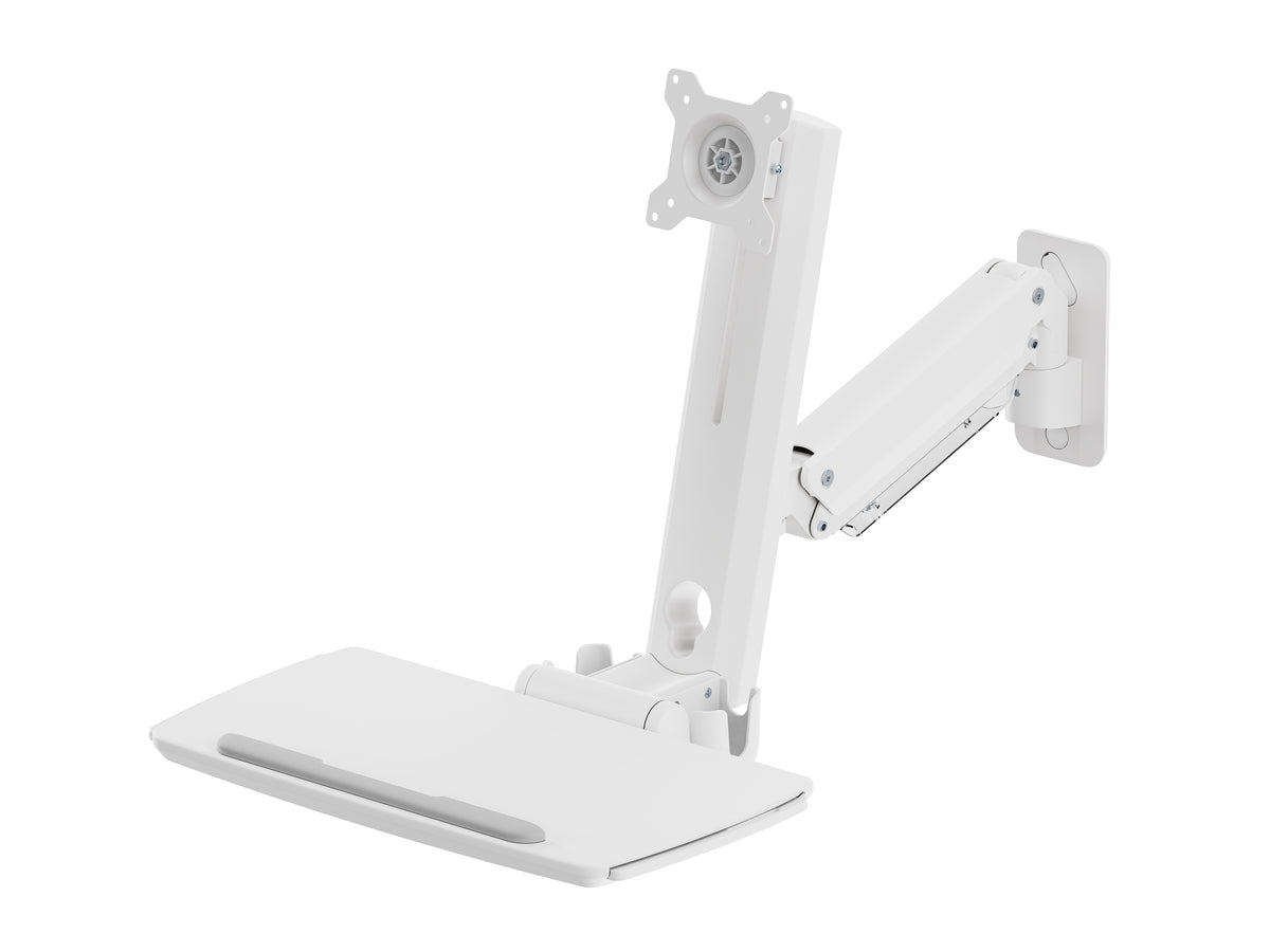 Multibrackets M Workstation Arm Single Basic Wall Mount for 15"-35" Monitors & Keyboard | 7350105216800 Monitor Mounts & Stands Multibrackets