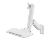 Multibrackets M Workstation Arm Single Basic Wall Mount for 15"-35" Monitors & Keyboard | 7350105216800 Monitor Mounts & Stands Multibrackets