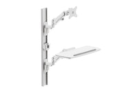 Multibrackets M Workstation Wall Basic Monitor & Keyboard Wall Mount for 15"-27" Screens | 7350105216817 Workstation Multibrackets