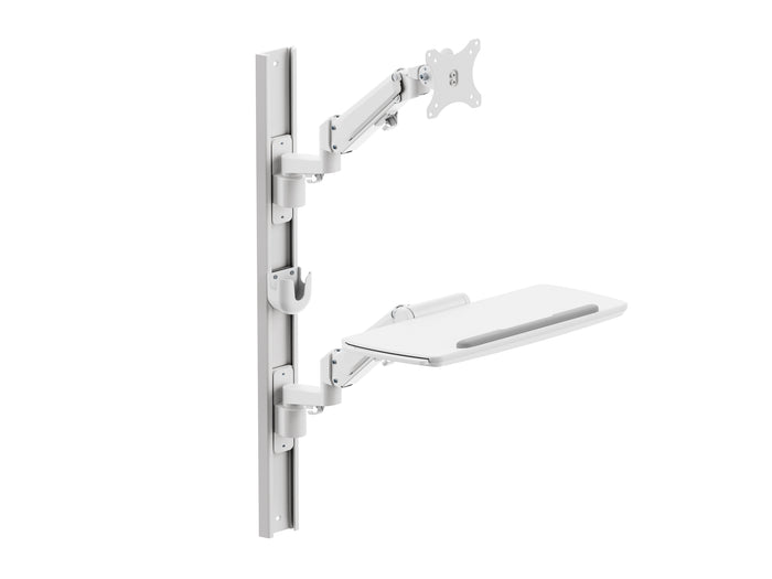 Multibrackets M Workstation Wall Basic Monitor & Keyboard Wall Mount for 15"-27" Screens | 7350105216817 Workstation Multibrackets