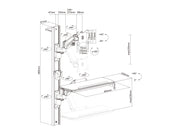 Multibrackets M Workstation Wall Basic Monitor & Keyboard Wall Mount for 15"-27" Screens | 7350105216817 Workstation Multibrackets