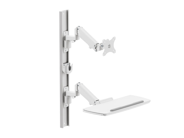 Multibrackets M Workstation Wall Basic Monitor & Keyboard Wall Mount for 15"-27" Screens | 7350105216817 Workstation Multibrackets