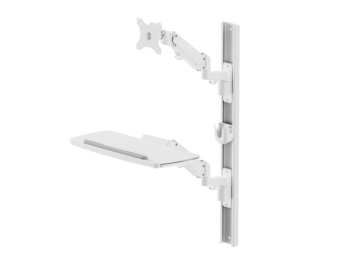 Multibrackets M Workstation Wall Basic Monitor & Keyboard Wall Mount for 15"-27" Screens | 7350105216817 Workstation Multibrackets