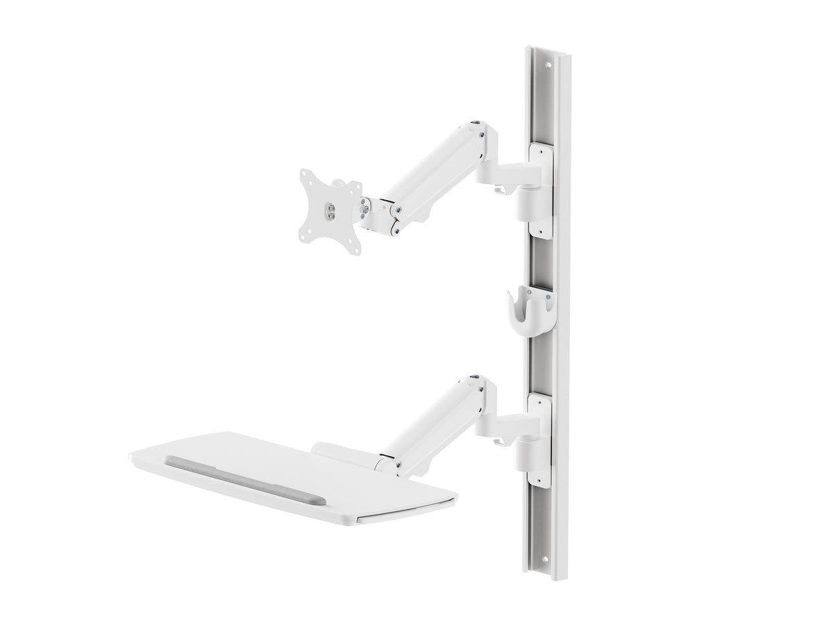 Multibrackets M Workstation Wall Basic Monitor & Keyboard Wall Mount for 15"-27" Screens | 7350105216817 Workstation Multibrackets