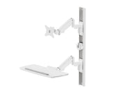Multibrackets M Workstation Wall Basic Monitor & Keyboard Wall Mount for 15"-27" Screens | 7350105216817 Workstation Multibrackets