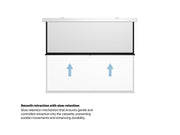 Multibrackets Manual Projection Screen Deluxe 100" 4:3 – White | 7350022730595 Projector Accessories Multibrackets