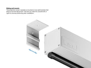 Multibrackets Manual Projection Screen Deluxe 108" 16:10 – White | 7350022735682 Projector Accessories Multibrackets