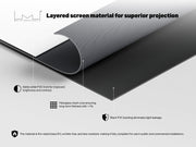Multibrackets Manual Projection Screen Deluxe 108" 16:10 – White | 7350022735682 Projector Accessories Multibrackets