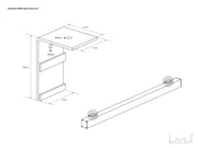 Multibrackets Manual Projection Screen Deluxe 80" 1:1 – White | 7350073737154 Projector Accessories Multibrackets