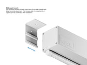 Multibrackets Manual Projection Screen Deluxe 80" 1:1 – White | 7350073737154 Projector Accessories Multibrackets
