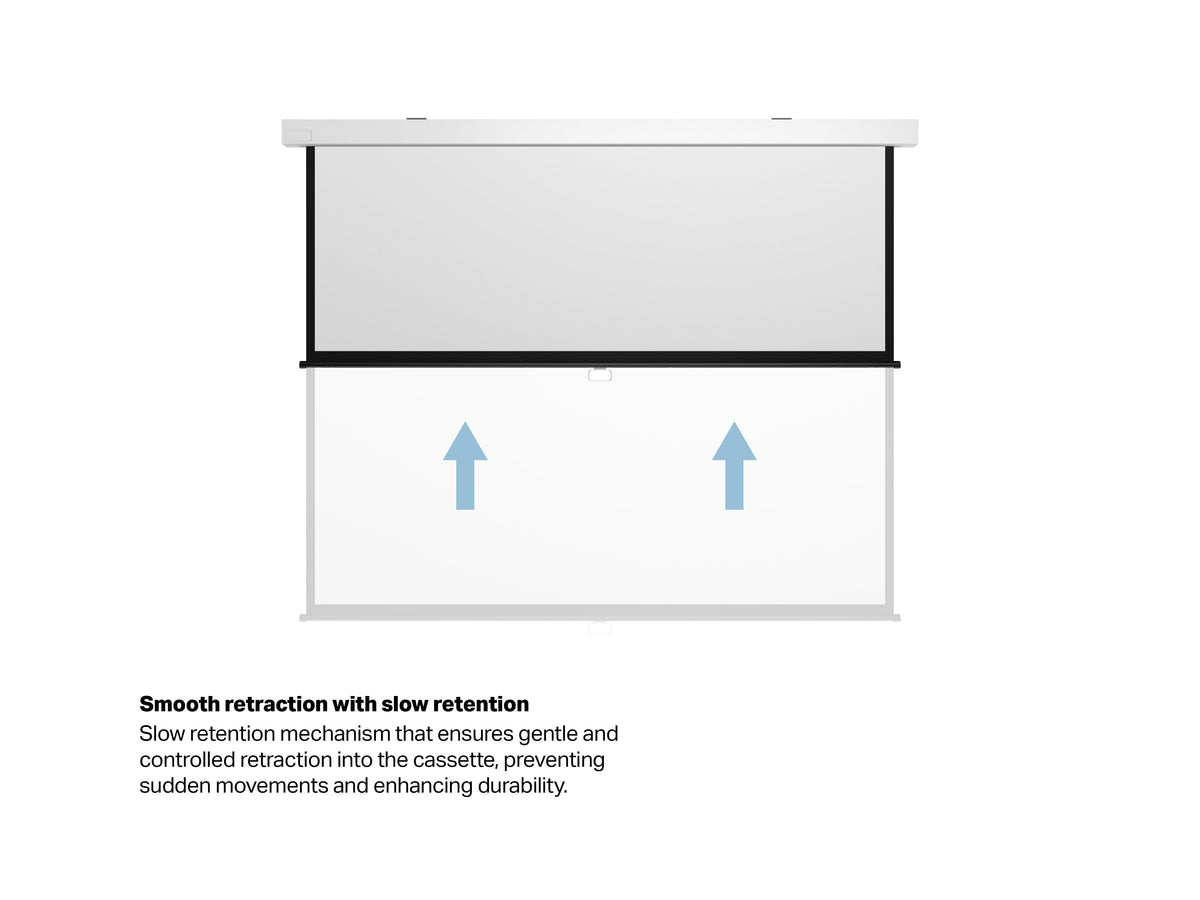 Multibrackets Manual Projection Screen Deluxe 90" 16:9 – White | 7350022730588 Projector Accessories Multibrackets