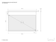 Multibrackets Motorized Projection Screen Black Edition 108" 16:9 | 7350022732636 Projector Accessories Multibrackets
