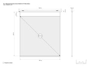 Multibrackets Motorized Projection Screen Deluxe 167" 1:1 – White | 7350022731745 Projector Accessories Multibrackets