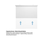 Multibrackets Motorized Projection Screen Deluxe 96" 1:1 – White | 7350022731721 Projector Accessories Multibrackets