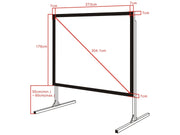 Multibrackets Quick Fold Projection Screen 120" 16:10 Matte White | 7350073731978 Quick Fold Projection Screen Multibrackets