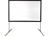 Multibrackets Quick Fold Projection Screen 120" 16:9 Matte White – Portable Black Frame | 7350073731916