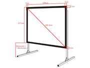 Multibrackets Quick Fold Projection Screen 150" 16:10 Matte White | 7350073731985 Quick Fold Projection Screen Multibrackets
