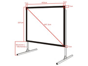 Multibrackets Quick Fold Projection Screen 180" 16:10 Matte White | 7350073731992 Quick Fold Projection Screen Multibrackets