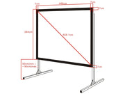 Multibrackets Quick Fold Projection Screen 200" 16:10 Matte White | 7350073732005 Quick Fold Projection Screen Multibrackets