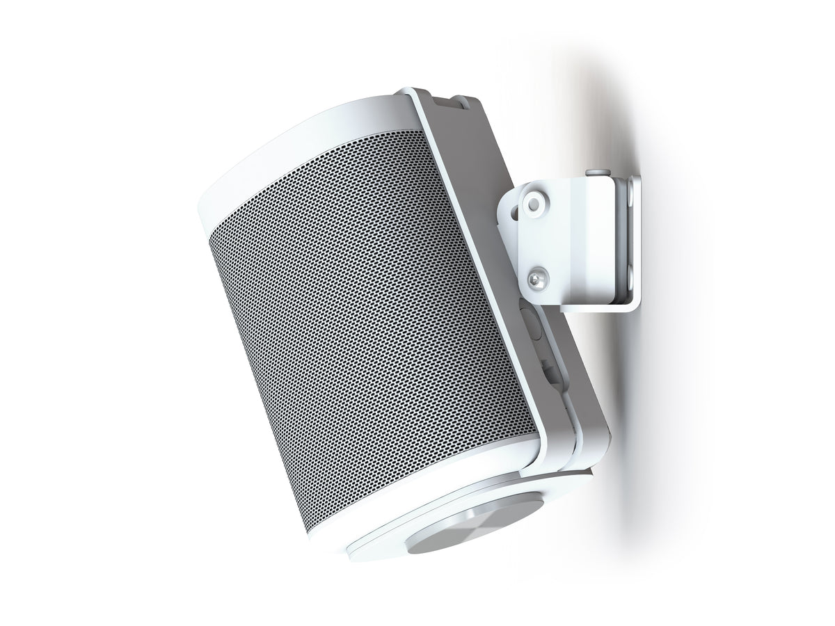 Multibrackets Tilt & Rotate Wall Mount for Sonos One, One SL & Play:1 – White | 7350105215414 Speaker Mount Multibrackets