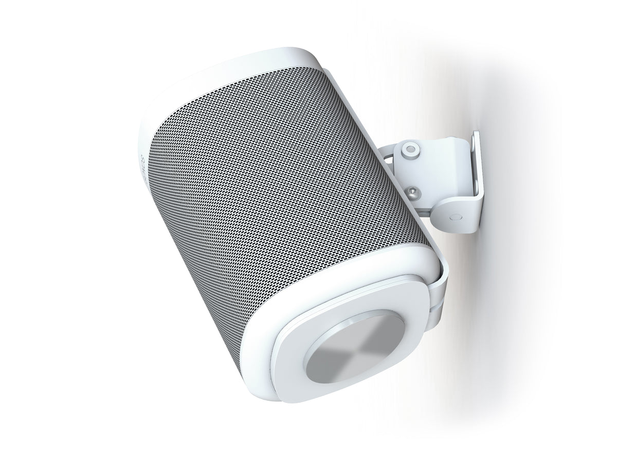 Multibrackets Tilt & Rotate Wall Mount for Sonos One, One SL & Play:1 – White | 7350105215414 Speaker Mount Multibrackets