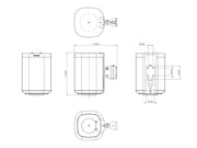 Multibrackets Tilt & Rotate Wall Mount for Sonos One, One SL & Play:1 – White | 7350105215414 Speaker Mount Multibrackets