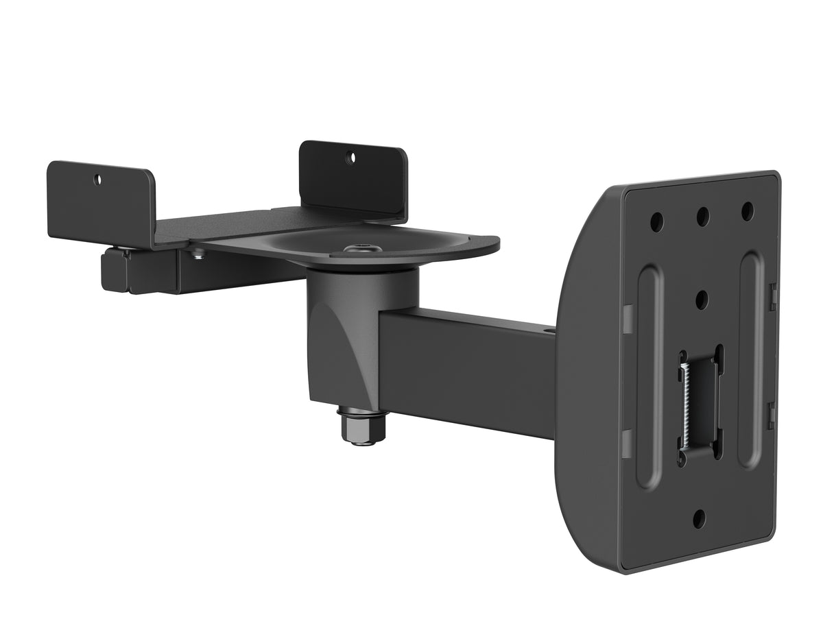 Multibrackets Universal Speaker Wall Mount Max 15kg – Black | 7350105217876 Speaker Mount Multibrackets