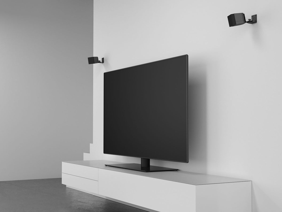 Multibrackets Universal Speaker Wall & Ceiling Mount – Black | 7350022739772 Speaker Mount Multibrackets