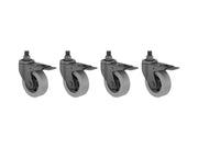 Multibrackets Wheelpack for M Public Floorstand Basic 150 & 180 - 4 Replacement Wheels | 7350105214936