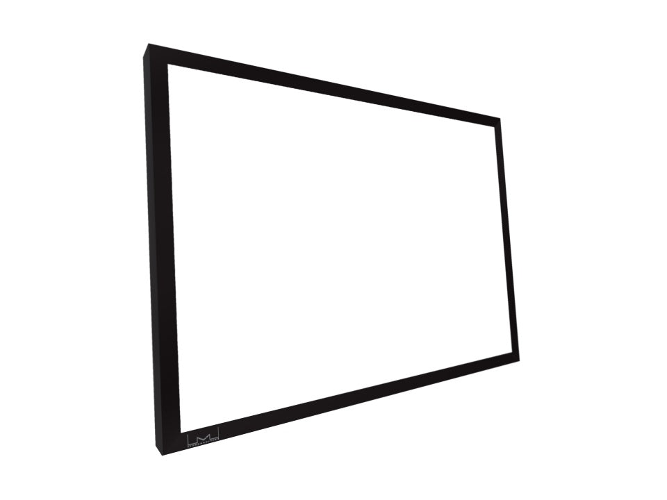 Multibrackets Framed Projection Screen Deluxe 180" 16:10 Matte White – Black Velvet Frame | 7350022735835