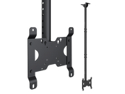 Multibrackets M Public Ceiling Mount Small Single for 10"-43" Screens – Black | 7350022735453 Ceiling Mount Bracket Multibrackets