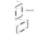 Multibrackets M Wallmount Pro 55XE4F-M with Frame – For 55" Outdoor Display Multibrackets Outdoor Wall Mount Brackets Multibrackets