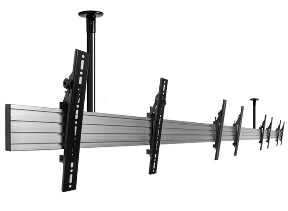 B-Tech 3x1 Digital Menu Board Ceiling Mount Rail Kit Ceiling Mount Bracket B-Tech