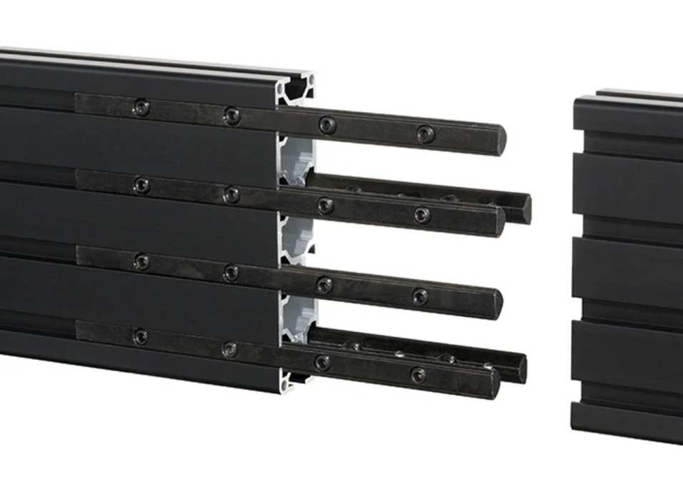 B-Tech 3x1 Digital Menu Board Ceiling Mount Rail Kit Ceiling Mount Bracket B-Tech