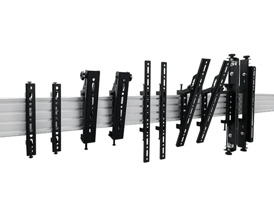 B-Tech 3x1 Digital Menu Board Ceiling Mount Rail Kit Ceiling Mount Bracket B-Tech