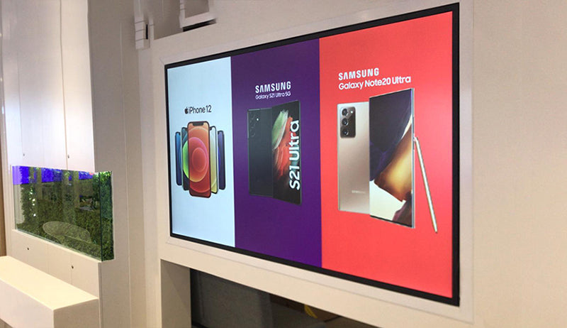 Moove 86" Large Format Commercial Display | 4K UHD - Android OS Digital Signage Display ScreenMoove