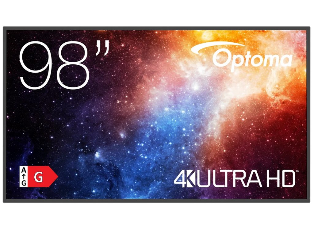 Optoma N3981K N-Series 98" 4K Ultra HD Professional Digital Signage Display Digital Signage Display Optoma