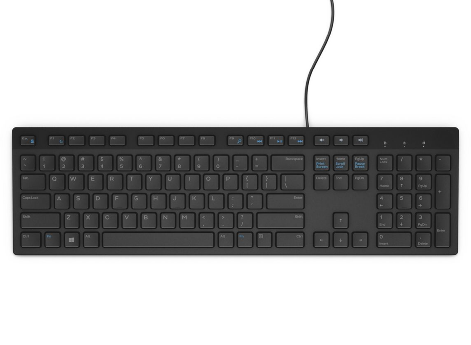 Dell KB216 Wired USB Multimedia Keyboard – Full-Size QWERTY | N6FRN