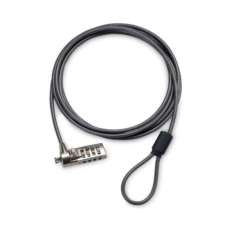 Targus DEFCON CL 2.1m Laptop Security Cable Lock with 4-Digit Combination | PA410E Cable Accessory Targus