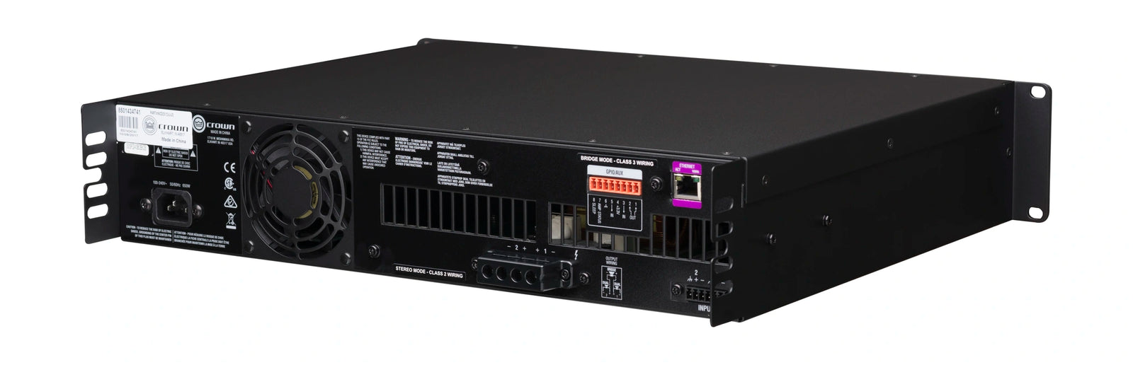 Crown CDi 2|1200 2-Channel 1200W Power Amplifier with DSP & Network Control | NCDI2X12-U-UK Audio Amplifier Crown