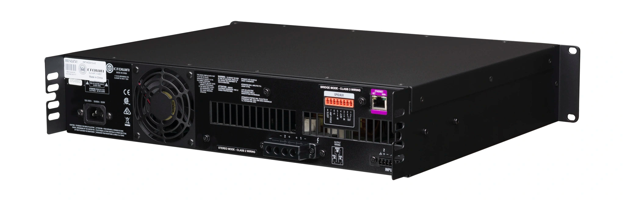 Crown CDi 2|1200 2-Channel 1200W Power Amplifier with DSP & Network Control | NCDI2X12-U-UK Power Amplifier Crown