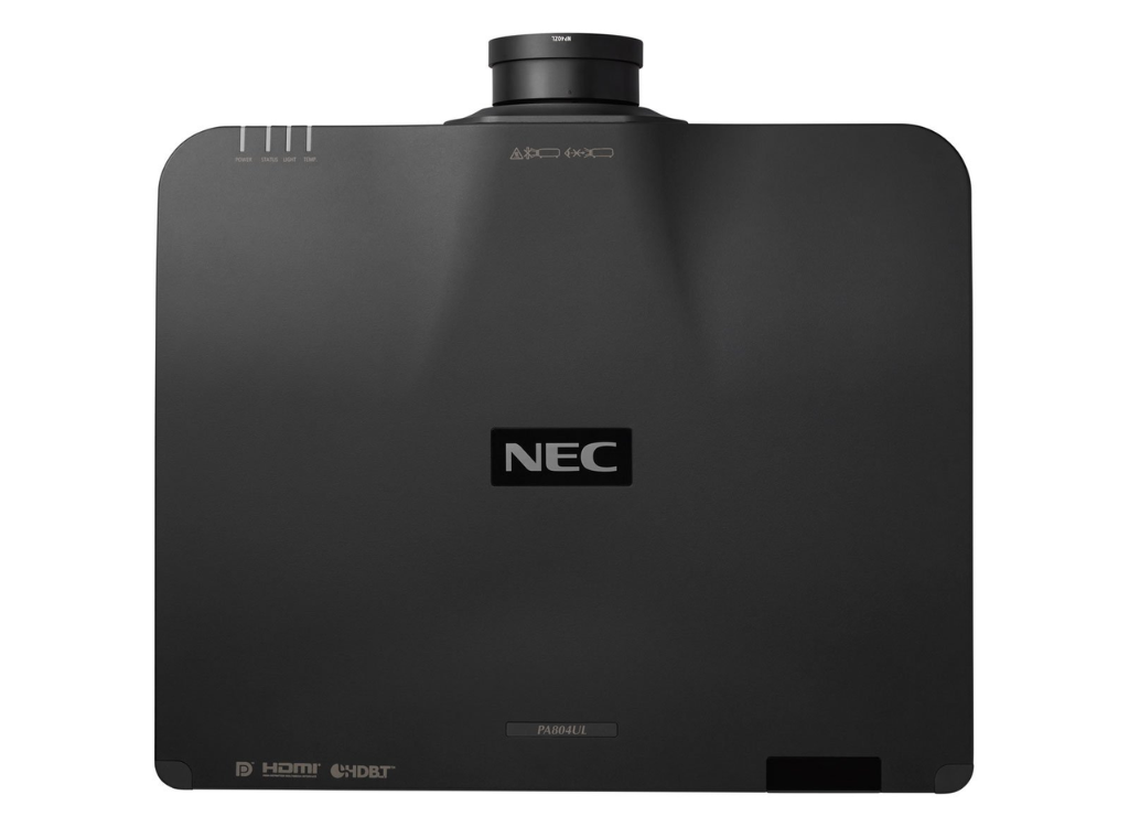 NEC PA804UL-BK Professional Advanced LCD Laser Installation Projector - 8200 Lumens Projector NEC