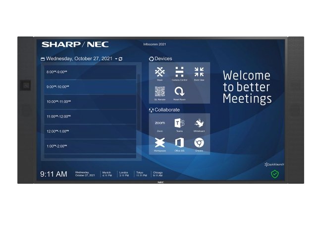 NEC 40001591 75" InfinityBoard 2.2QL Interactive Display Interactive Touchscreen Display NEC