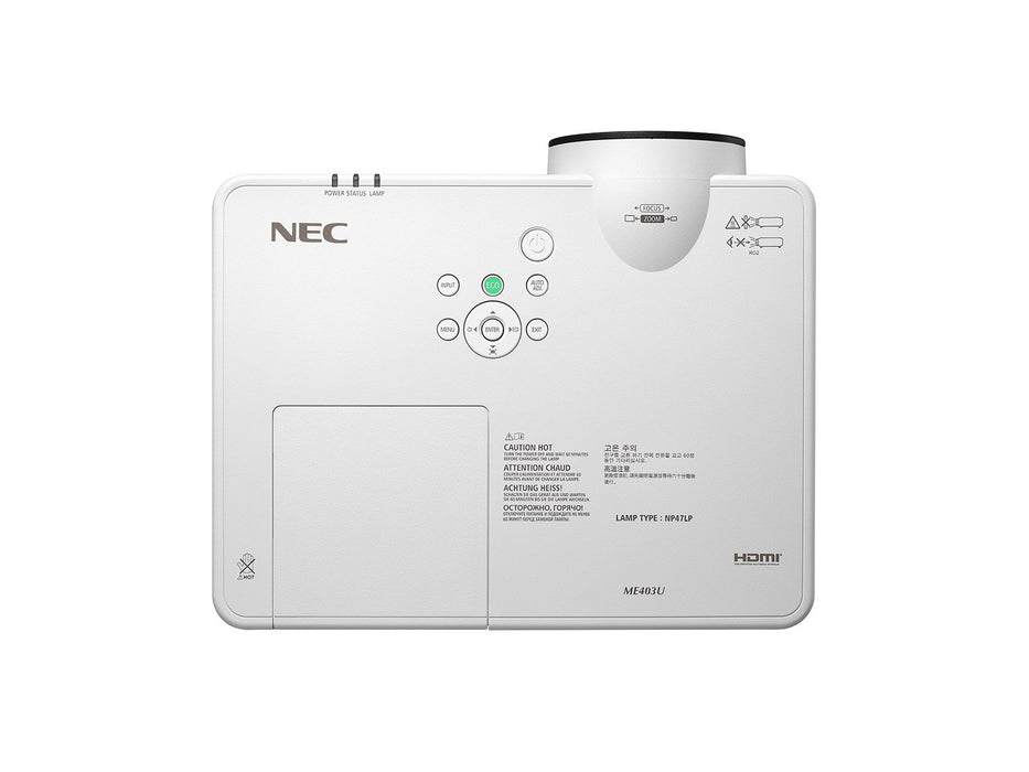 NEC 60005221/ME403U Professional Business Projector - 4000 Lumens