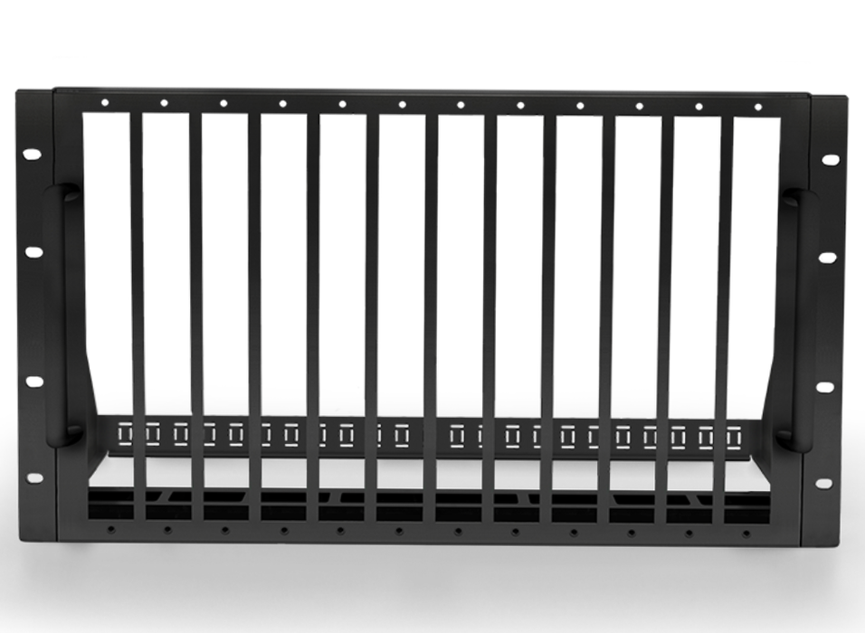 WyreStorm 6U/12 Slot Rack Mount for NetworkHD™ 100/250/400/500/600 Series | NHD-000-RACK4 WyreStorm Rack Accessories WyreStorm