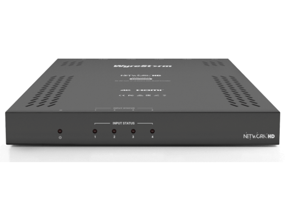 WyreStorm NetworkHD™ 100 Series 4K AV over IP Quad Encoder | NHD-124-TX WyreStorm Encoder WyreStorm