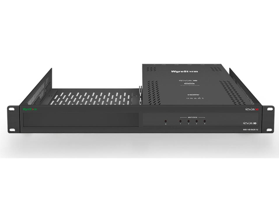 WyreStorm 1U/2 Slot Rack Mount for NetworkHD™ NHD-140-TX | NHD-140-RACK-1U WyreStorm Rack Accessories WyreStorm