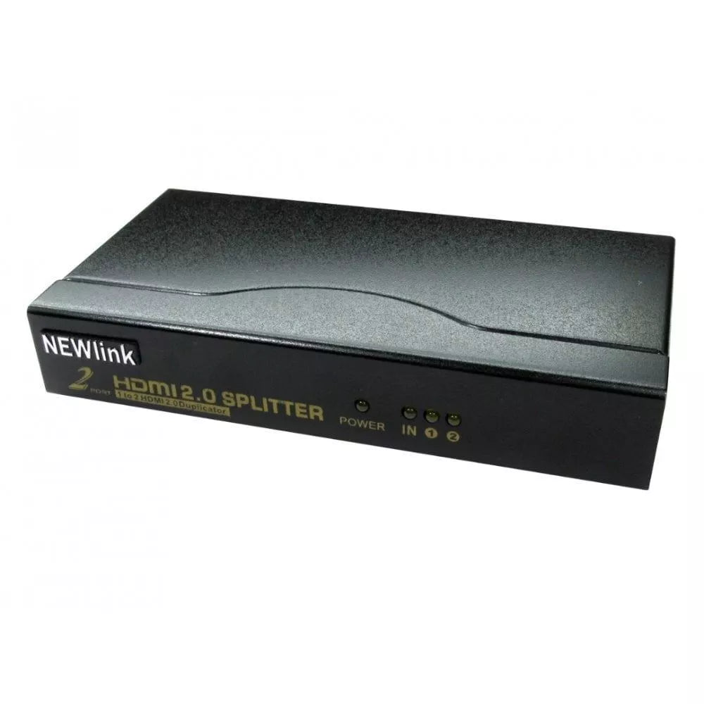 Cables Direct 2-Port HDMI V2 4K60Hz Video Splitter | NLHDSP202-HD2 Splitter Cables Direct
