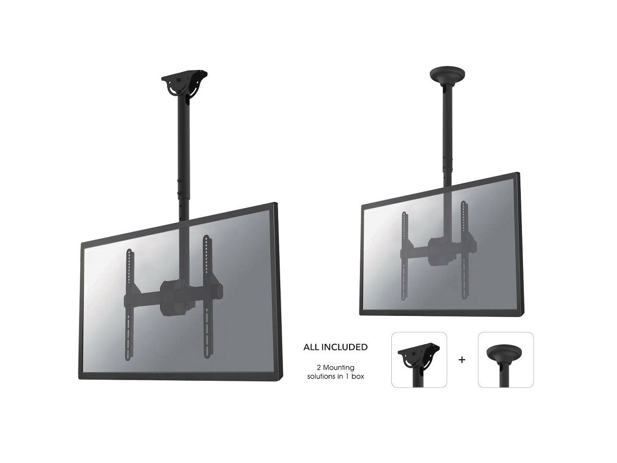 Neomounts 32" - 60" Screen Ceiling Mounts with 56-91 cm | NM-C440BLACK Ceiling Mount Bracket NeoMounts