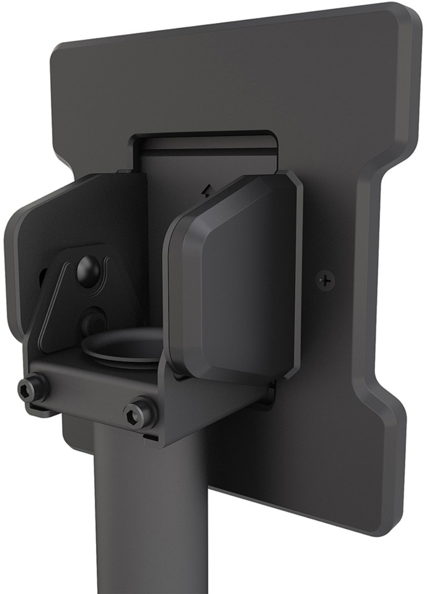 Neomounts NMPRO-CMB3 Triple Ceiling Menu Board Mount 32″–65″, 114 cm Pole Ceiling Mount Bracket NeoMounts